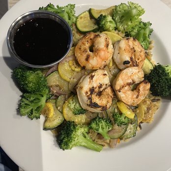 The Shores Restaurant - Veggie Bowl W/rice and grilled shrimp - New American Near Me - Oxnard, California The Shores Restaurant - Veggie Bowl W/rice and grilled shrimp - New American Near Me - Oxnard, California