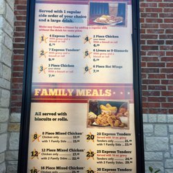 Chicken Express - Drive thru menu...