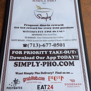Simply Pho - Vietnamese Near Me - Houston, Texas Simply Pho - Vietnamese Near Me - Houston, Texas