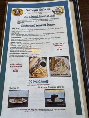Menu photo 2 Chuckwagon Restaurant at the Regency Casino Laughlin, NV