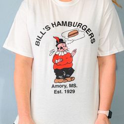 Bill's Hamburgers - Classic tshirts for sale.