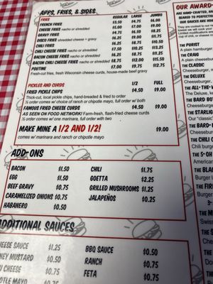 Menu photo 2 Bard's Burgers & Chili Covington, KY Menu photo 2 Bard's Burgers & Chili Covington, KY