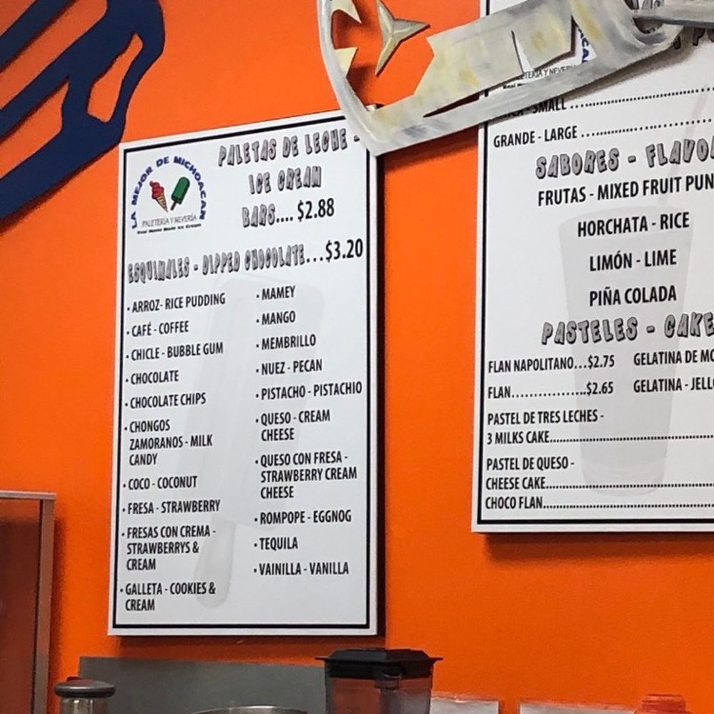 La Mejor De Michoacan - Menu - Ice Cream & Frozen Yogurt Near Me - Gainesville, Georgia La Mejor De Michoacan - Menu - Ice Cream & Frozen Yogurt Near Me - Gainesville, Georgia