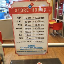 Store hours