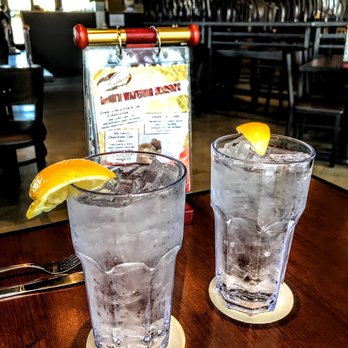 Hops n Drops - Waters and lemon wedges - American Near Me - Gig Harbor, Washington