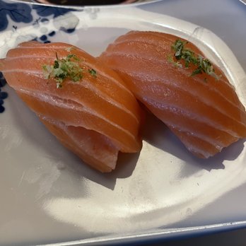 Tekka Japanese Restaurant - Salmon nigiri.... Melted in my mouth. Tasted lemon in there as well - Japanese Near Me - San Francisco, California Tekka Japanese Restaurant - Salmon nigiri.... Melted in my mouth. Tasted lemon in there as well - Japanese Near Me - San Francisco, California