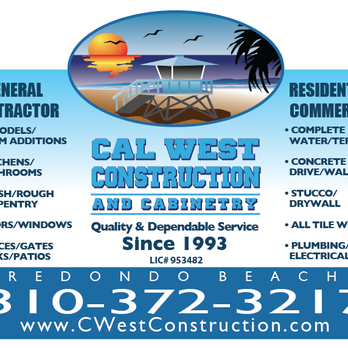Cal West Construction & Cabinetry - General Contractors Near Me - Redondo Beach, California Cal West Construction & Cabinetry - General Contractors Near Me - Redondo Beach, California