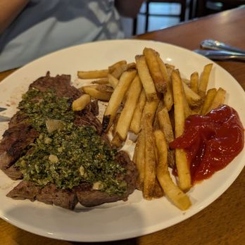 Bohemian Bull - Steak with chimichurri sauce and fries. - Breakfast & Brunch Near Me - Mount Pleasant, South Carolina Bohemian Bull - Steak with chimichurri sauce and fries. - Breakfast & Brunch Near Me - Mount Pleasant, South Carolina