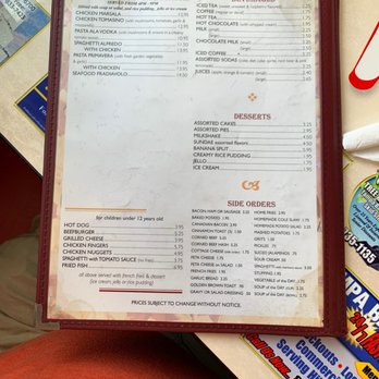 Three Coins Diner - The Back Page; Side Orders, Kids Menu, Beverages and Desserts - American Near Me - Tampa, Florida Three Coins Diner - The Back Page; Side Orders, Kids Menu, Beverages and Desserts - American Near Me - Tampa, Florida