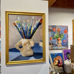 Carol Dee’s Art Joint - Self-Portraits 1 and 2 by Carol Dee Huneke.