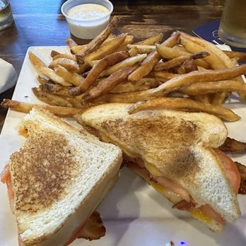 Two Shamrocks Public House - Grown up grilled cheese with tomatoes and bacon - Irish Near Me - O'Fallon, Missouri