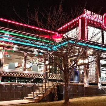 Broadway Diner - sure looks 'neat' at nite with the colorful lights - Diners Near Me - Baltimore, Maryland Broadway Diner - sure looks 'neat' at nite with the colorful lights - Diners Near Me - Baltimore, Maryland