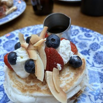 Dishoom - Sweet Uttapam Stack (like pancakes) - Indian Near Me - London, XGL Dishoom - Sweet Uttapam Stack (like pancakes) - Indian Near Me - London, XGL
