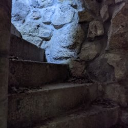 Norumbega Tower - Climbing up the stairs