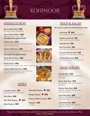 Menu photo 6 KOHINOOR Indian Cuisine Pleasant Hill, CA