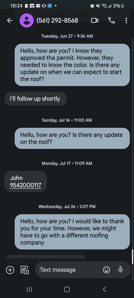 Slide of Planet Roofing