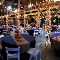 Avon Wedding & Event Barn - Those twinkling lights just jazz the joint up!