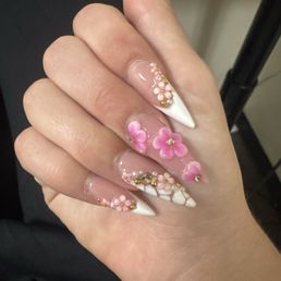 acrylic manicure acrylic manicure