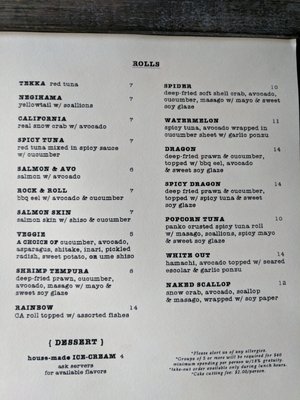 Menu photo 6 Saru Sushi Bar San Francisco, CA Menu photo 6 Saru Sushi Bar San Francisco, CA