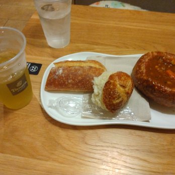 Panera Bread - Turkey chilli bread bowl and tea - Sandwiches Near Me - Grand Prairie, Texas Panera Bread - Turkey chilli bread bowl and tea - Sandwiches Near Me - Grand Prairie, Texas