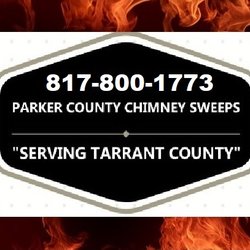 Parker County Chimney Sweeps - LOGO PARKER COUNTY CHIMNEY SWEEPS.  www.PCCSCHIMNEYSWEEPS.COM
