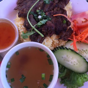 PhoTasia - charbroiled beef over yellow rice - Vietnamese Near Me - Irvine, California PhoTasia - charbroiled beef over yellow rice - Vietnamese Near Me - Irvine, California