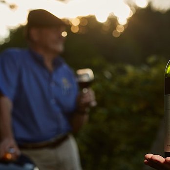 Arbor Hill Grapery & Winery - a person holding a bottle of wine - Wineries Near Me - Naples, New York Arbor Hill Grapery & Winery - a person holding a bottle of wine - Wineries Near Me - Naples, New York