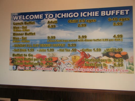 Menu photo 3 Ichigo Ichie Buffet Sanford, FL Menu photo 3 Ichigo Ichie Buffet Sanford, FL