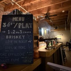 Lattuca Barbecue - Menu at bar