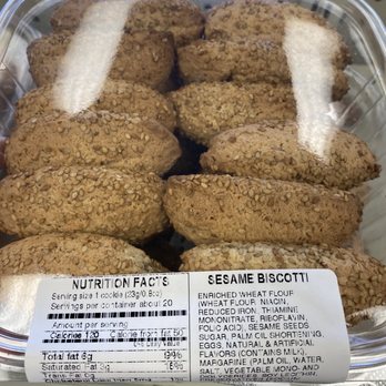 Cookies United - Sesame biscotti - Bakeries Near Me - Islip, New York