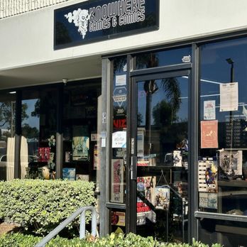 Knowhere Games & Comics - Entrance - Tabletop Games Near Me - San Marcos, California
