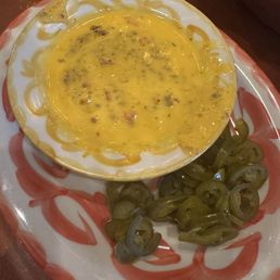 Cold queso with"meat" Cold queso with"meat"