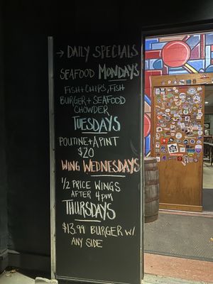 Menu photo 6 Big Eddy Pub Revelstoke, BC
