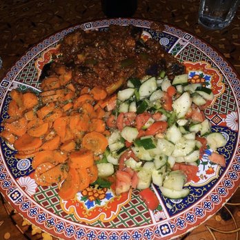 Marrakesh Restaurant - Three salad platter - Moroccan Near Me - Philadelphia, Pennsylvania