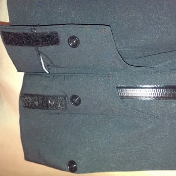 Lydia Lee - The design was complex, zipper, velcro, buttons, flaps, logo and she kept all the original design after shorten it. - Sewing & Alterations Near Me Lydia Lee - The design was complex, zipper, velcro, buttons, flaps, logo and she kept all the original design after shorten it. - Sewing & Alterations Near Me