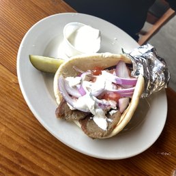 $9 Gyro Wrap with two pieces of leather $9 Gyro Wrap with two pieces of leather