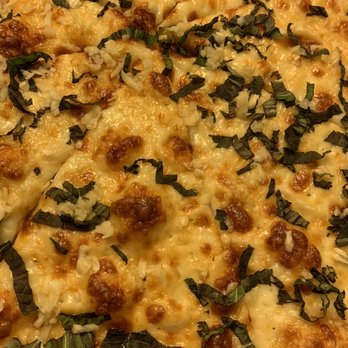 Manhattan Pizzeria and Subshop - Close up of the garlic on the Pizza Bianca - Pizza Near Me - Phoenix, Arizona