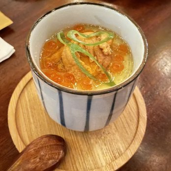 Izakaya Nana - Steamed Egg w/ Uni - Izakaya Near Me - Queens, New York Izakaya Nana - Steamed Egg w/ Uni - Izakaya Near Me - Queens, New York