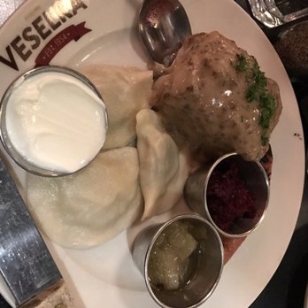 Veselka - Deluxe Meat Plate - Ukrainian Near Me - New York, New York Veselka - Deluxe Meat Plate - Ukrainian Near Me - New York, New York