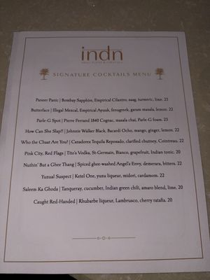 Menu photo 7 INDN New York, NY