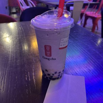 Gongcha - Taro milk slush with pearl - Bubble Tea Near Me - Oklahoma City, Oklahoma Gongcha - Taro milk slush with pearl - Bubble Tea Near Me - Oklahoma City, Oklahoma