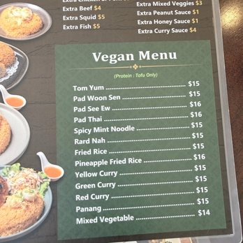 Thai Diamond Bar B Q - Vegan menu - Thai Near Me - Rancho Cucamonga, California