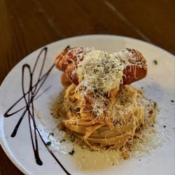 Amarone Ristorante and Bar - Saffron lobster tail pasta!
