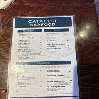 Catalyst Seafood - Menu - Seafood Near Me - Brookings, Oregon Catalyst Seafood - Menu - Seafood Near Me - Brookings, Oregon