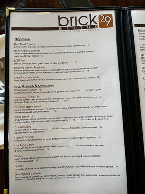 Menu photo 1 Brick 29 Nampa, ID