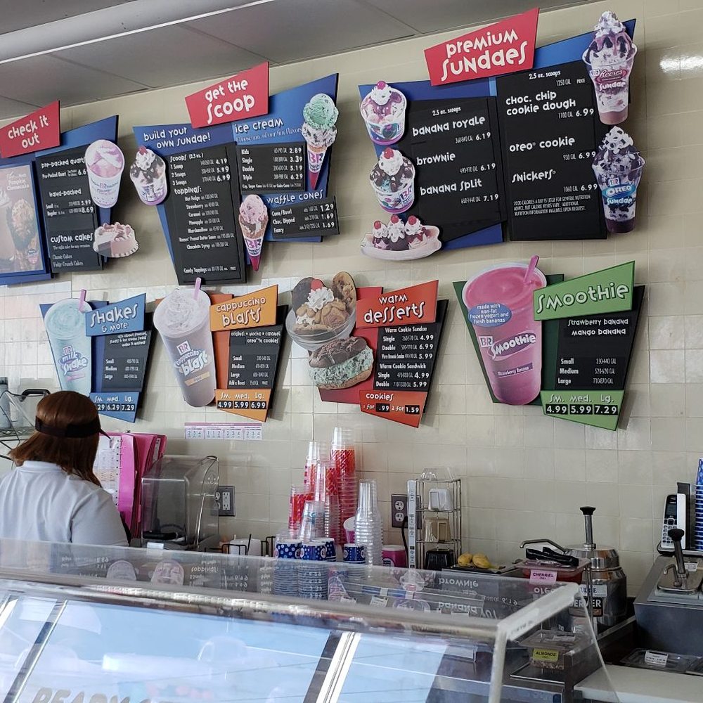 Baskin-Robbins - a woman behind the counter - Ice Cream & Frozen Yogurt Near Me - Laurel, Maryland