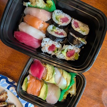Hokkai Ramen & Sushi - Nigiri Combo and Rainbow Roll! IG - @bilalandjesseatfood - Sushi Bars Near Me - Bellingham, Washington Hokkai Ramen & Sushi - Nigiri Combo and Rainbow Roll! IG - @bilalandjesseatfood - Sushi Bars Near Me - Bellingham, Washington