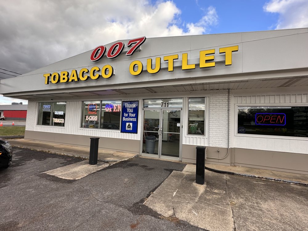 007 TOBACCO OUTLET Updated June 2024 711 Asheville Hwy, Greeneville