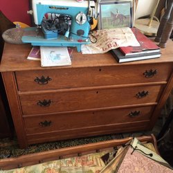 Anthony's Custom Upholstery & Furniture - Three drawer solid oak dresser 195.00