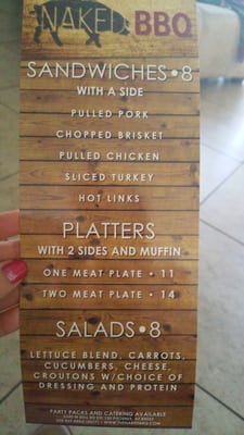 Menu photo 4 Naked Q BBQ Phoenix, AZ